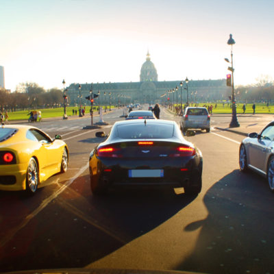 shooting Photo Supercars Paris Invalides Porsches Ferrari Aston Martin