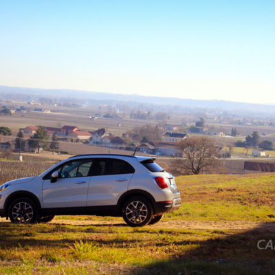 photos Fiat 500x cross à St Emilion en Girondes