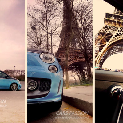 photo fiat abarth 595 Tour eiffel paris