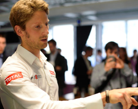 photo Romain Grosjean pilote F1-Total
