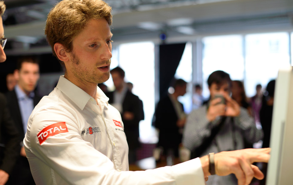 photo Romain Grosjean pilote F1-Total