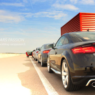 Essais Audi TTS circuit driving stage