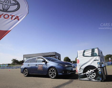Toyota Safety sense Auris test du freinage anti-collision