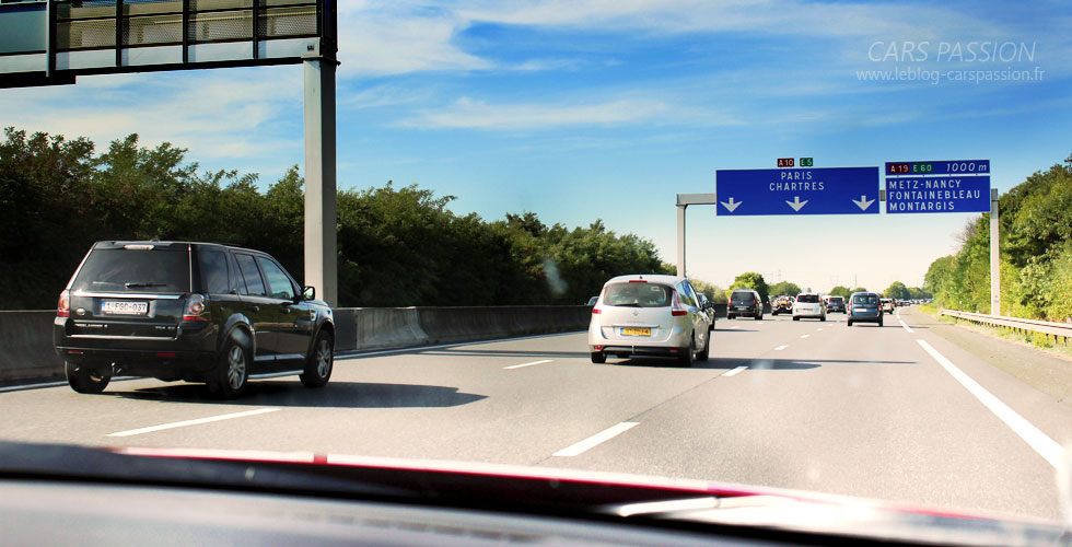 autoroute A10 voyage 3 voies