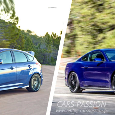 Ford Focus RS 2016 VS Mustang Ecoboost