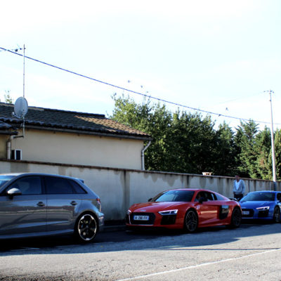 Nouvelle Audi R8, RS3 convoi