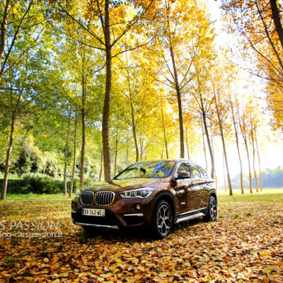 Nouveau Bmw X1 2016 20D couleur Marrakech forêt Château Mercues