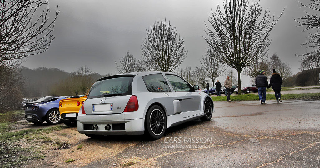 Renault Clio V6 phase 1 rassemblement à Thoiry 2016