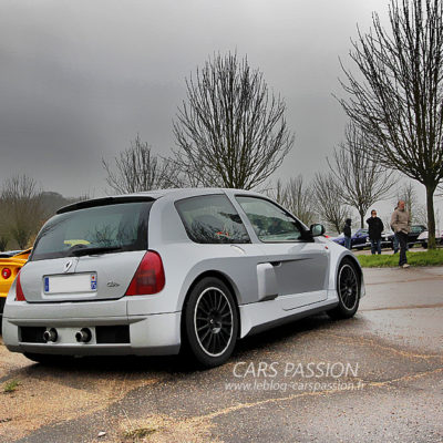 Renault Clio V6 phase 1 rassemblement à Thoiry 2016