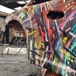 porsche 911 street art fire 2016 - graffiti tag 3