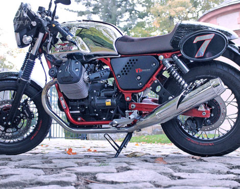 Test Moto Guzzi v7 II cafe-racer, avis essai moto