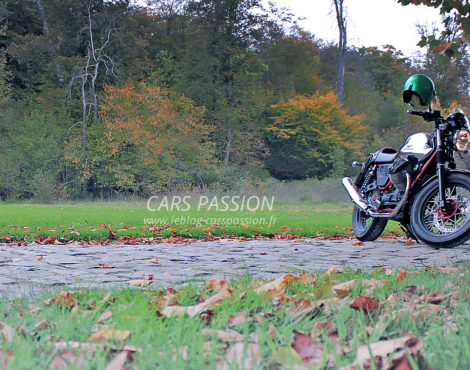 Essai Moto Guzzi v7 II cafe-racer, avis essai moto