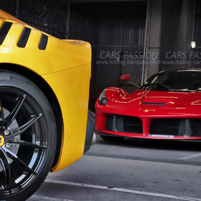 Ferrari F12 TDF et LaFerrari Exclusive Drive Mans Bugatti 2016