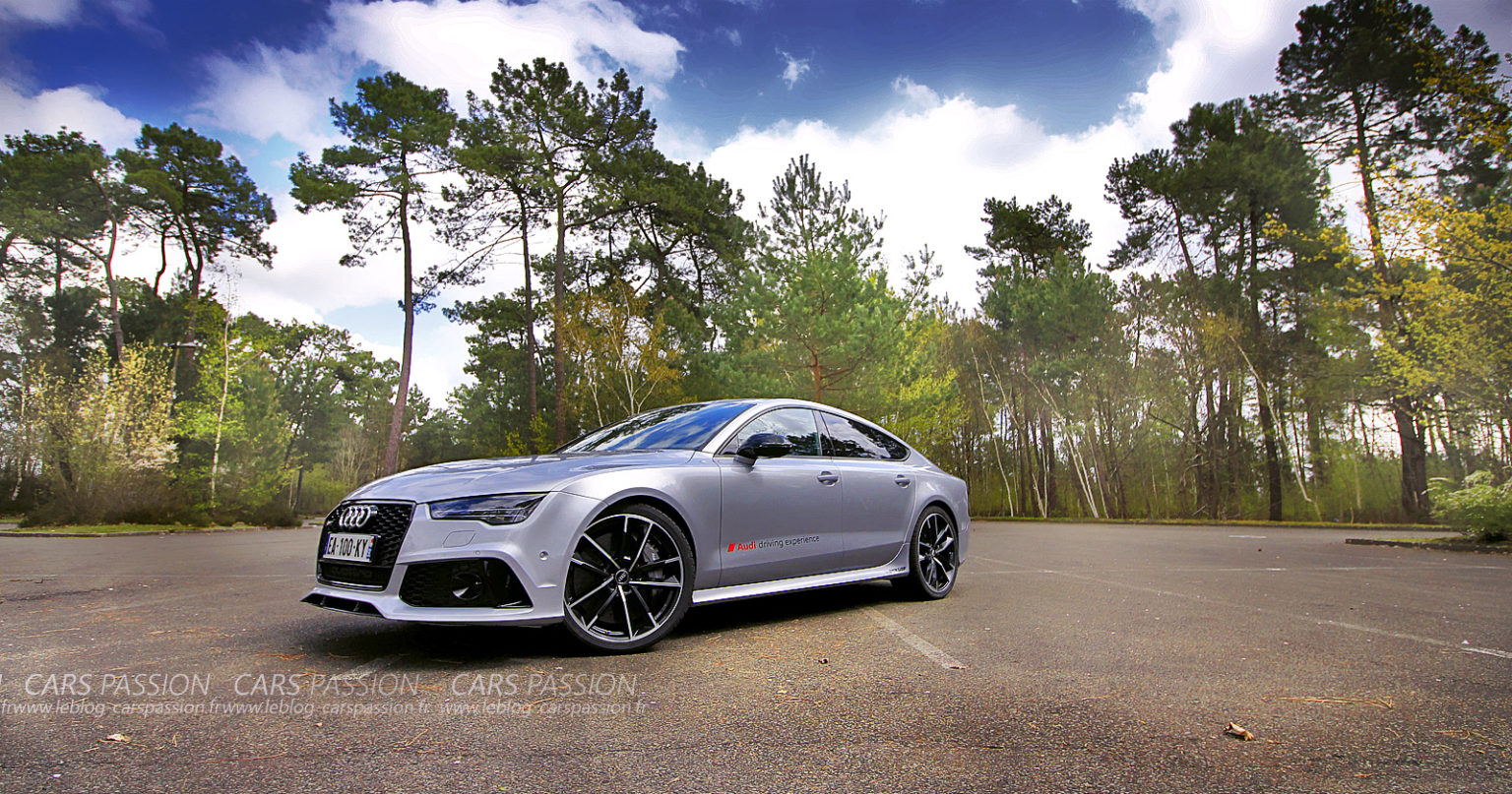 audi RS7 performance 2016 photo gris argent