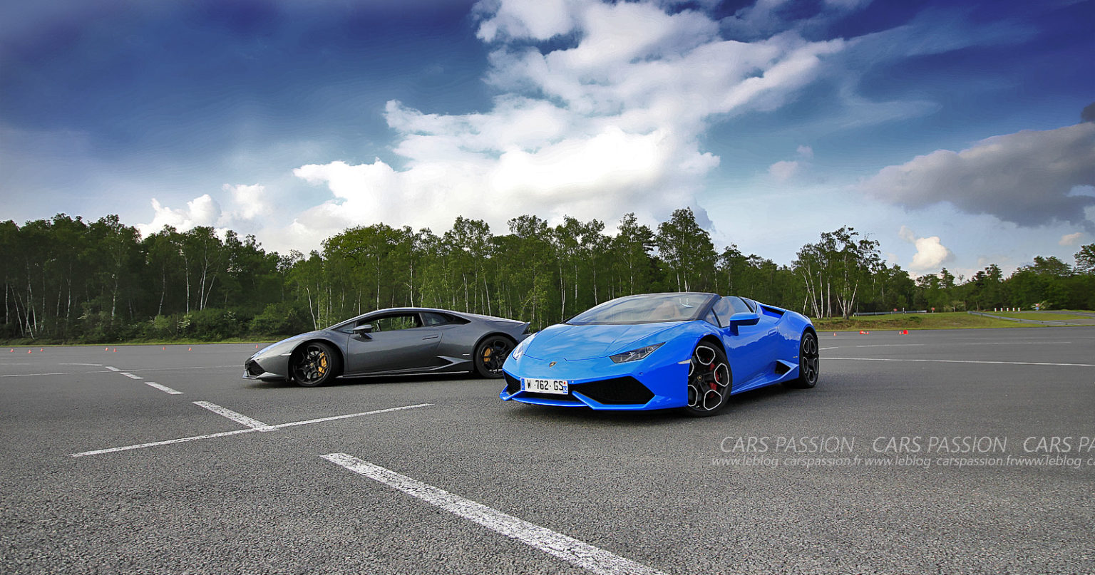 Lamborghini Huracan Spyder coupé essai - Lamborghini Paris Ouest 8