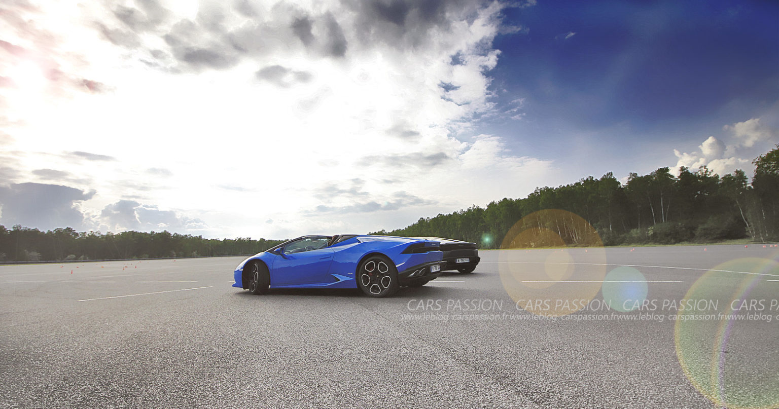 Lamborghini Huracan Spyder coupé essai - Lamborghini Paris Ouest 1