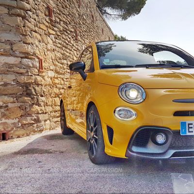 essai Abarth 595 jaune 2016 performances