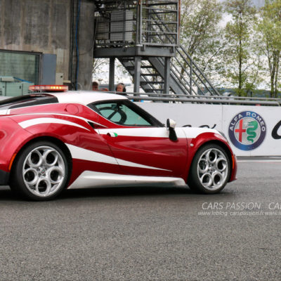 SBK Superbike avec Alfa Romeo 4C sur le circuit de Magny Court