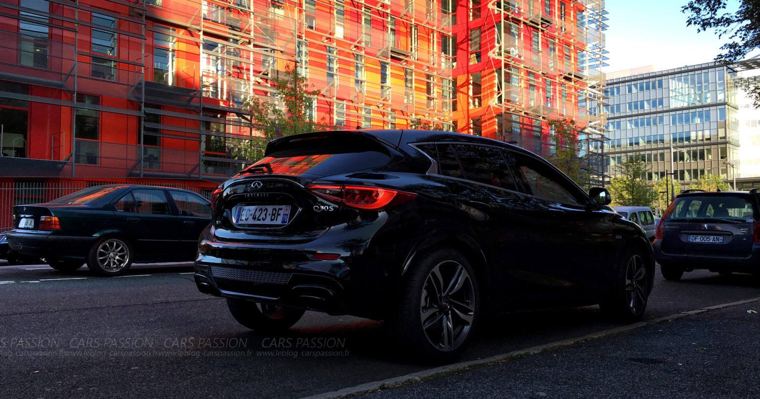 Essai Infiniti Q30 Sport diesel 2-2d fiche technique performances