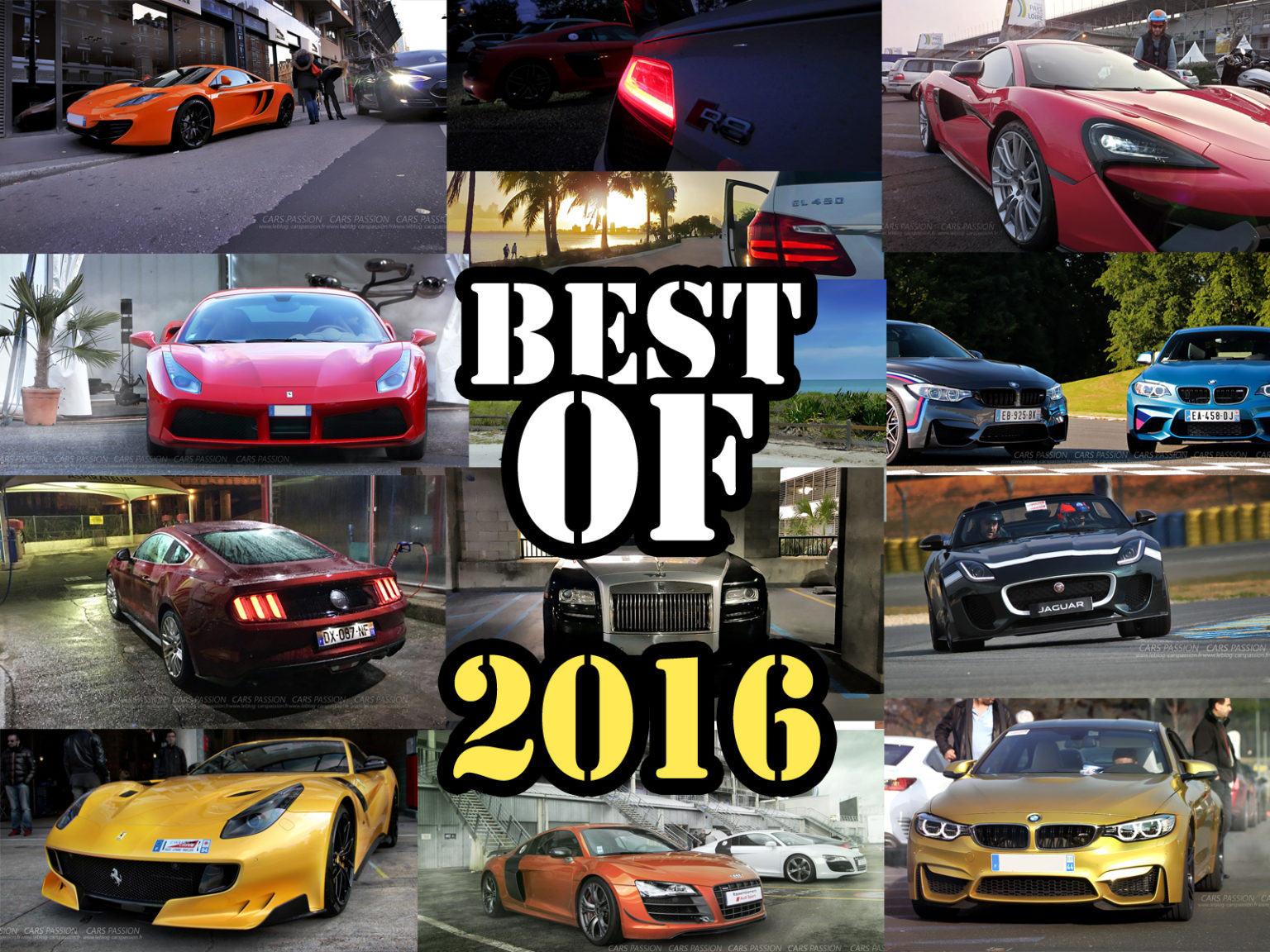 bestof 2016 supercars vidéo