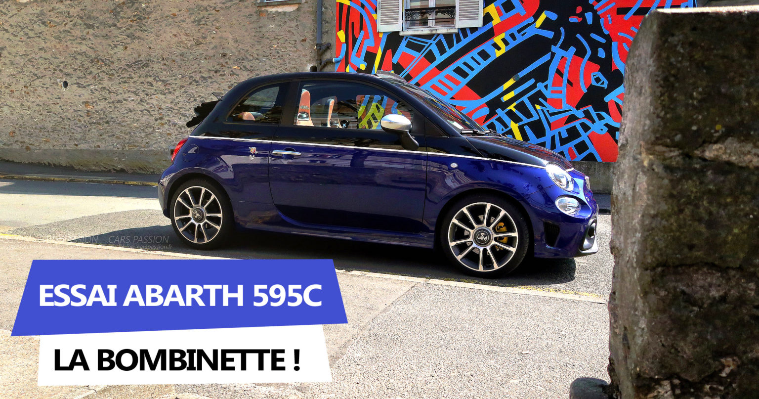 Vlog auto youtube essai abarth 595c cabriolet turimso