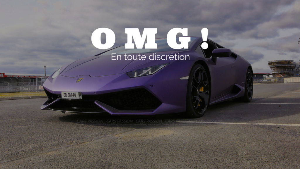 essai lamborghini huracan V10 carrosserie purple dc covering violet matte