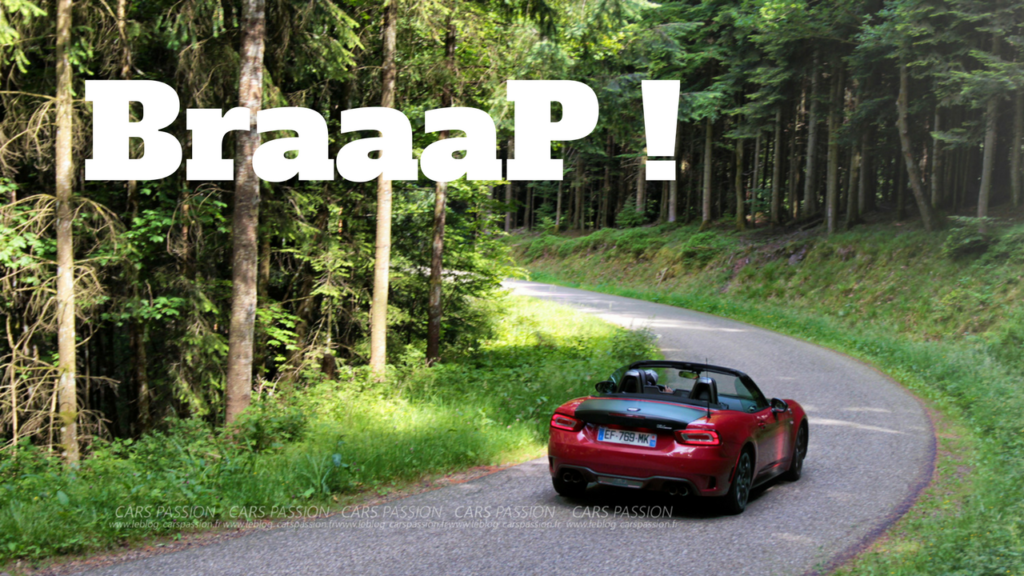 essai fiat Abarth 124 spider cabriolet, mon avis