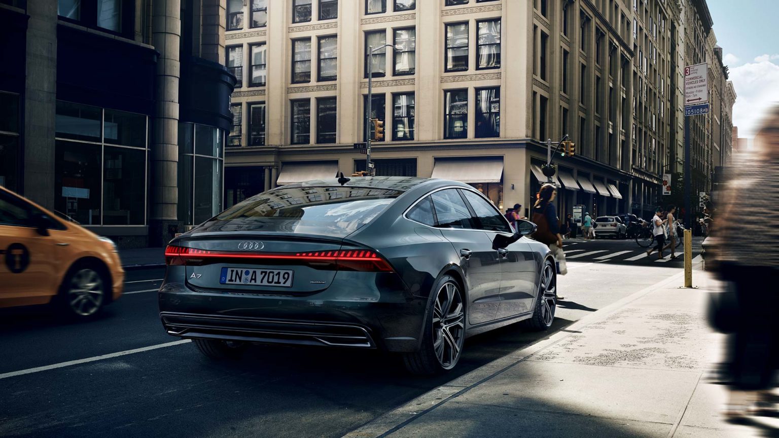 Nouvelle Audi A7 2018 technologie Oled