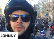 Nous étions parmi les bikers, lors du rassemblement pour Johnny Hallyday