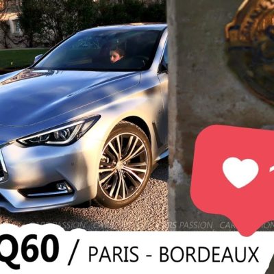 essai avis infiniti Q60 weekend paris-bordeaux