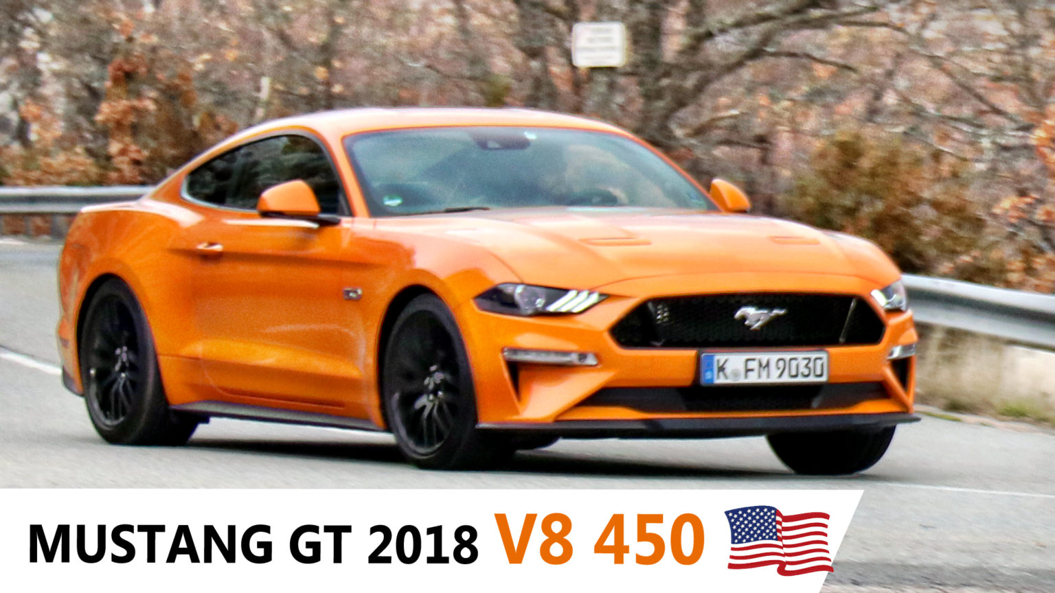 nouvelle Ford Mustang GT 2018 acceleration sound v8