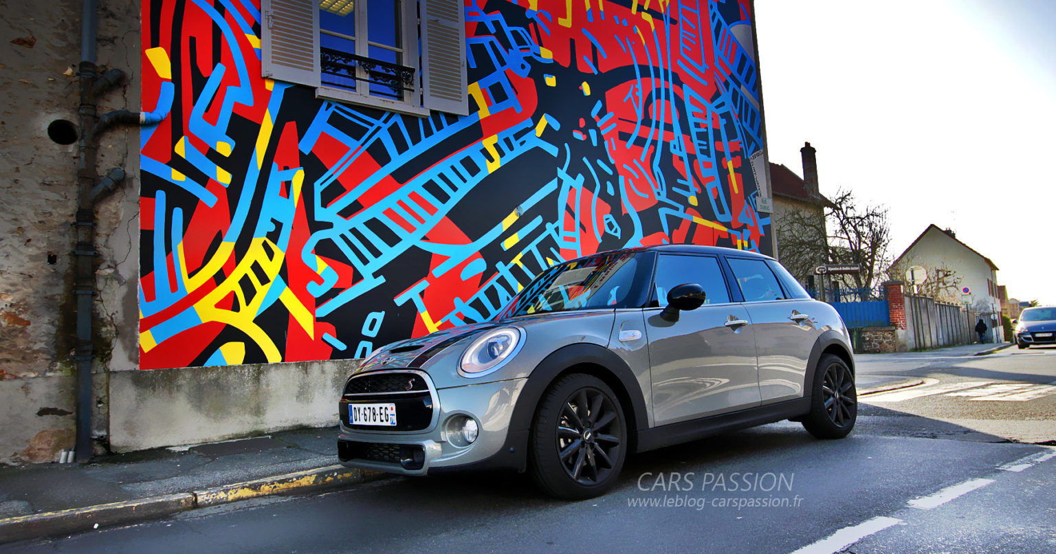 Mini 5 portes cooper grise