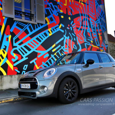 Mini 5 portes cooper grise