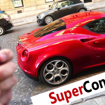 alfa romeo 4c 2018 conduire dans Paris