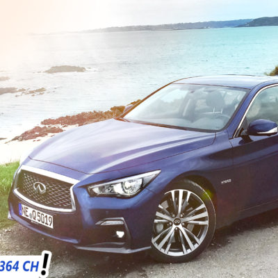 Modèle essayé : Infiniti Q50 3.5 Hybride AWD Sport Tech 2018 (62 000€)