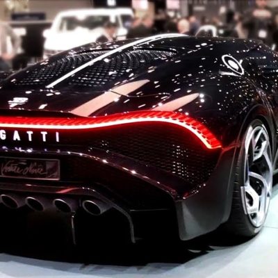 Bugatti la voiture noire Salon geneve 2019