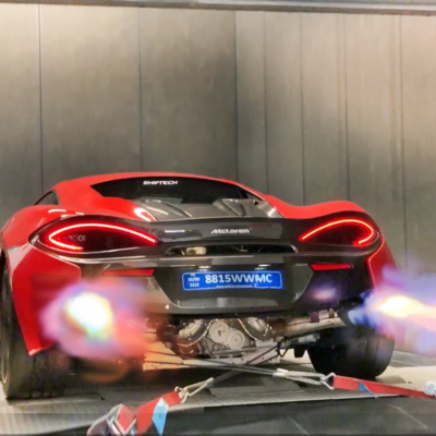 La MCLAREN 570s (STAGE2) 790CH crache des FLAMMES