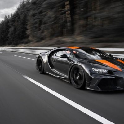Record de vitesse battu en Bugatti Chiron à plus de 490 km/h !
