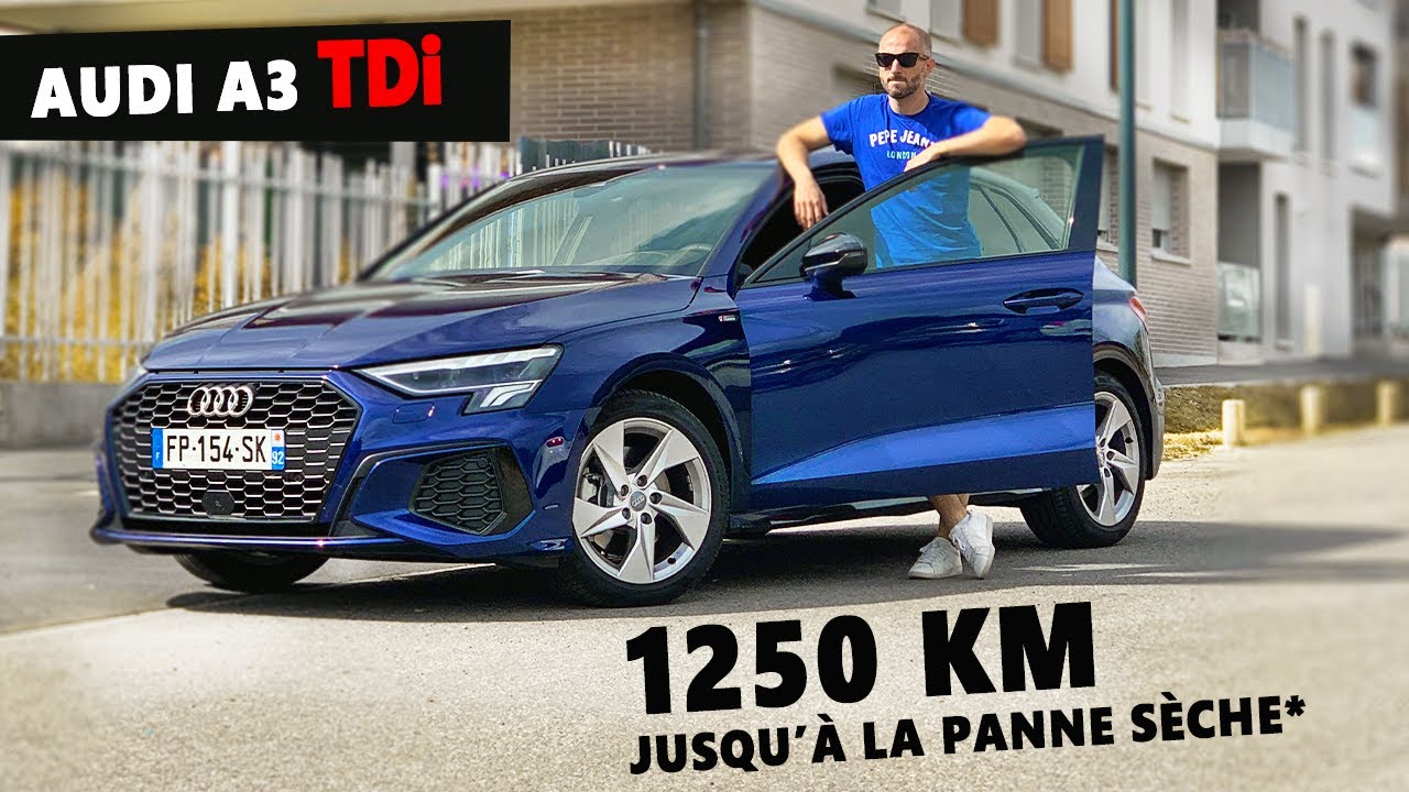 Le diesel n'est pas mort ! 1250 km avec 1 plein en Audi A3 35 TDI