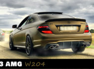 Vidéo : Mercedes C63 AMG W204 coupé, caractère infernal !