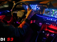 Vidéo Audi S3 : éclairage d’ambiance intérieur et animation feux Matrix LED