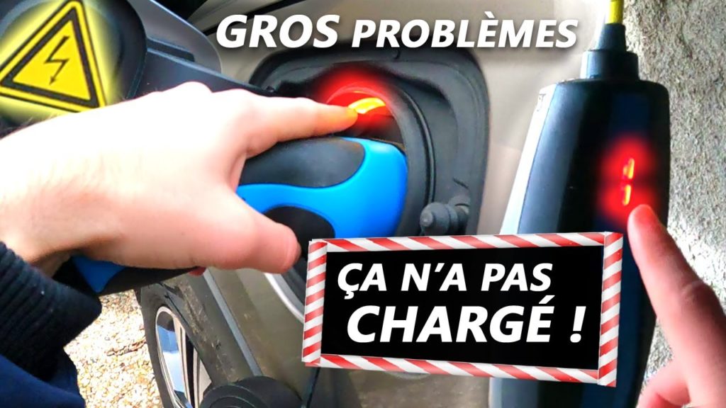problème borne recharge électrique voiture