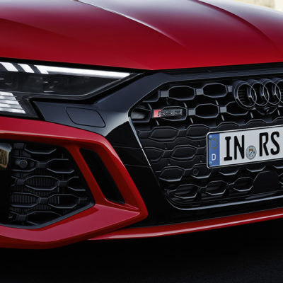 Audi RS3 2021 face avant calandre