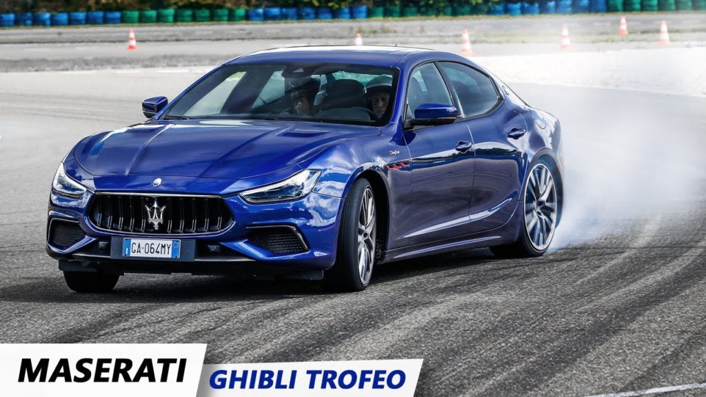 Maserati Ghibli Trofeo essai sur piste et drift à Dreux