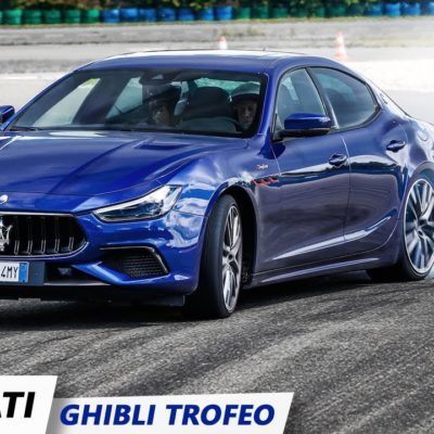 Maserati Ghibli Trofeo essai sur piste et drift à Dreux