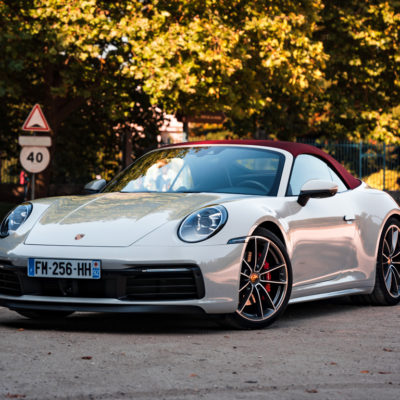 Porsche 911 992 carrera S cabriolet gris