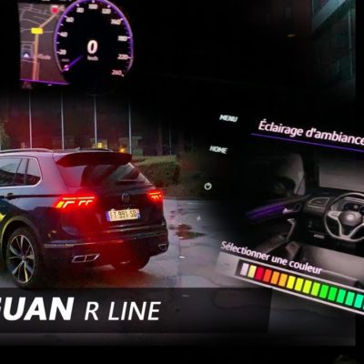 Volkswagen Tiguan Rline ambiant lightning eclairage interieur