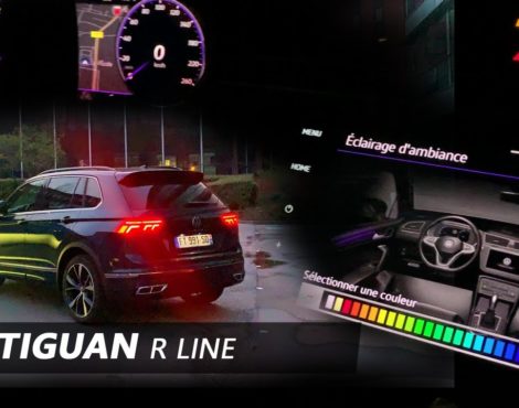 Volkswagen Tiguan Rline ambiant lightning eclairage interieur