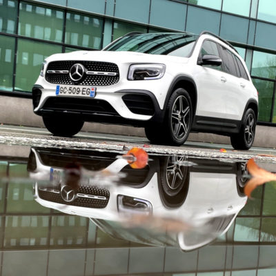 Mercedes benz GLB AMG LINE blanc white essai