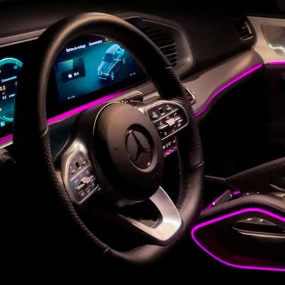 Mercedes Benz GLE Amg Line interieur interior night led